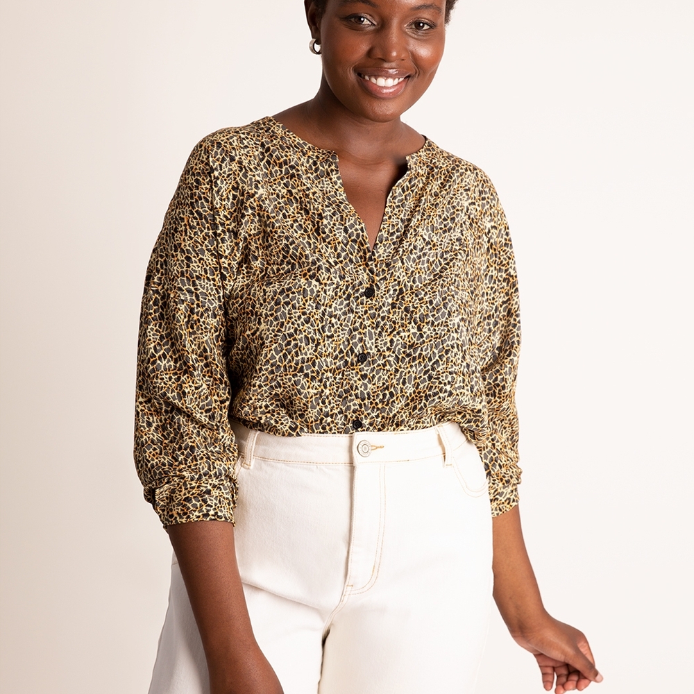Eloquii Leopard Print Top